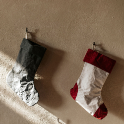 Small Christmas stocking, julesok Dark Grey