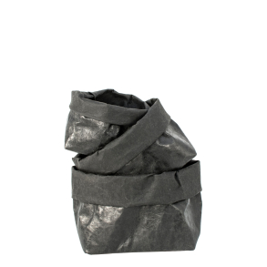 Medium Paper Bag, LUX Black 