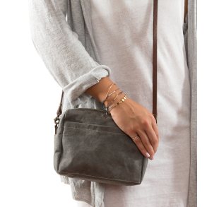 Tracolla Skuldertaske, Mrkegr