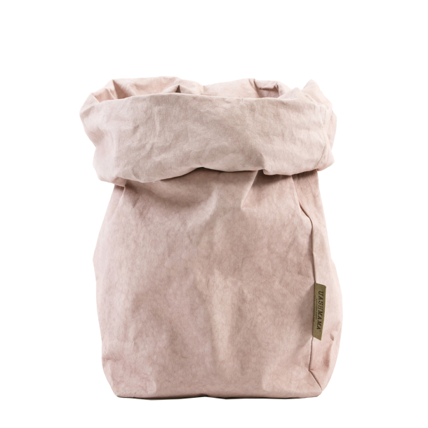 Washable Paper Bag, Rosa Quarzo