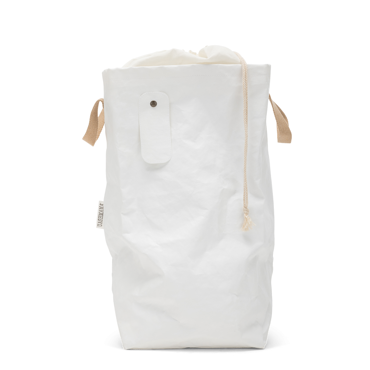Lapo Laundry Bag, White Laundry Bags & Wood Bag Lübech Living