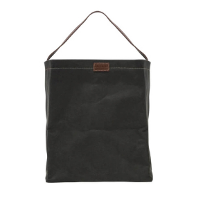 Legna wood bag / brndekurv, Black