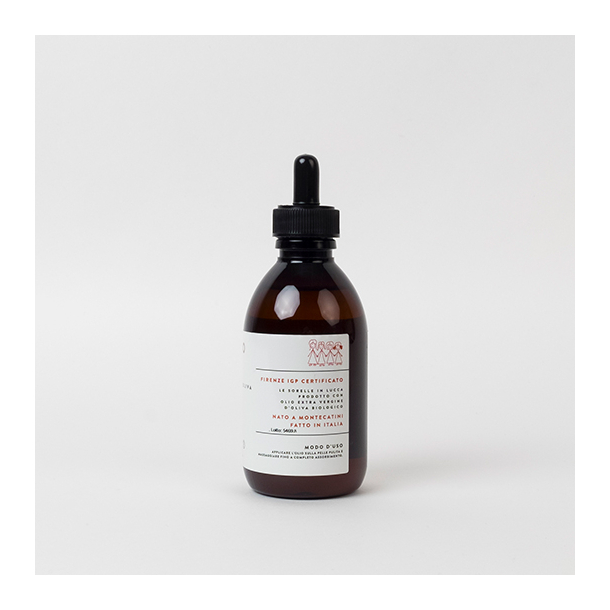 Body oil med kologisk olivenolie