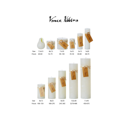 Timber&reg; Pillar Candle, Grey