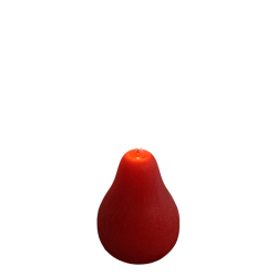 Brushed Pear Candle, pear fragrance Red