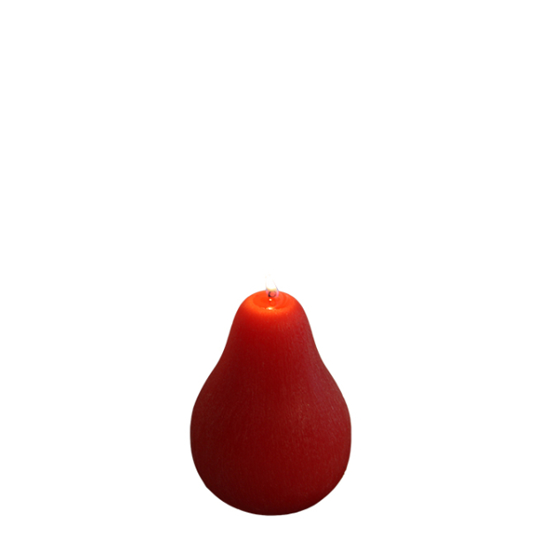 Brushed Pear Candle, pear fragrance Red 
