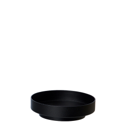 Vienna Pillar candle holder &amp; Tray. Black