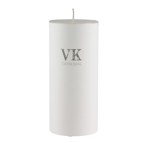Cathedral Candle, White
