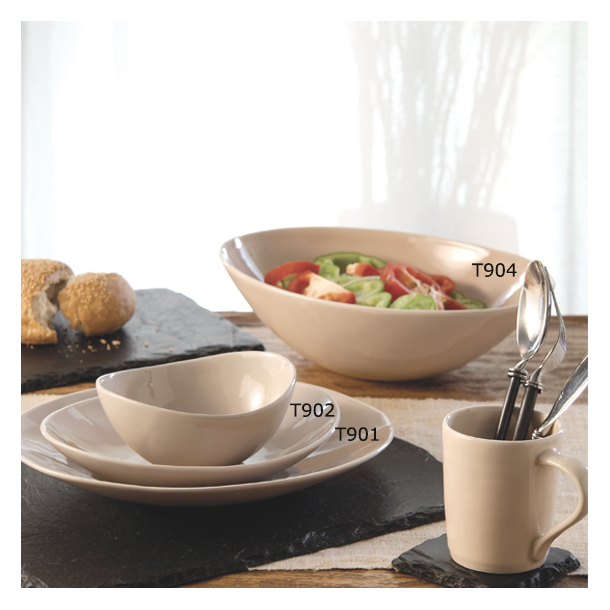 Contempo Dinner Plate, Sandy Mauve