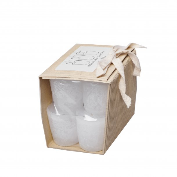 Timber&reg; Votives, s�t m/12 stk, snow white