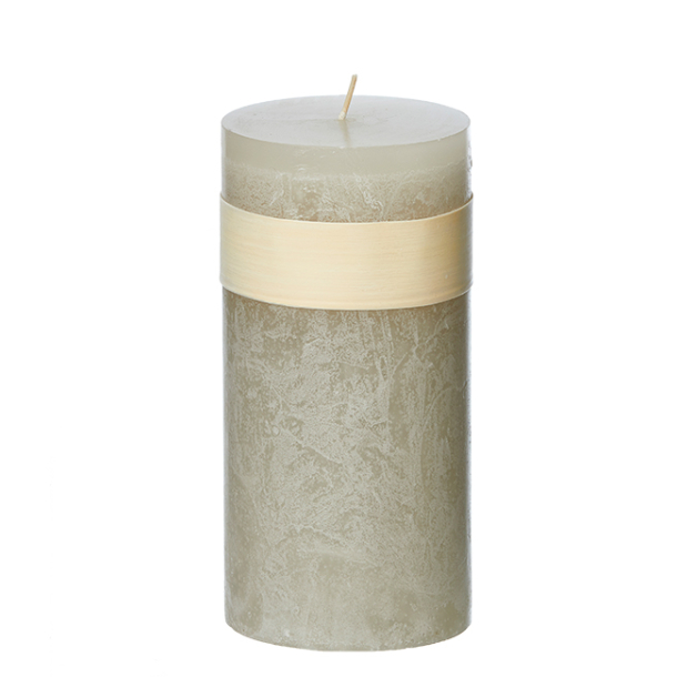 Timber&reg; Pillar Candle, Smokey Grey