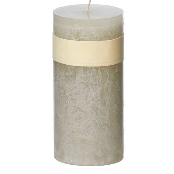 Timber&reg; Pillar Candle, Smokey Grey