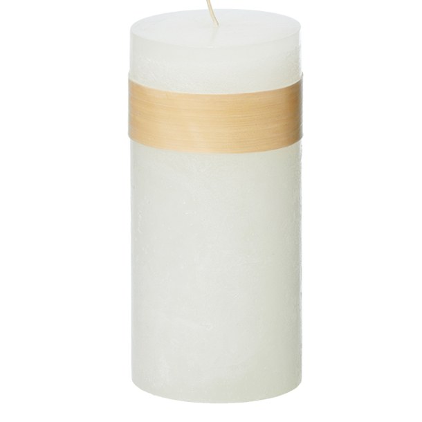 Timber&reg; Pillar Candle, Snow White 