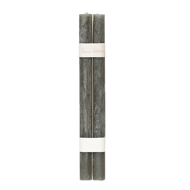 Timber taper candles, set of 2 (hanging), Burnt Olive