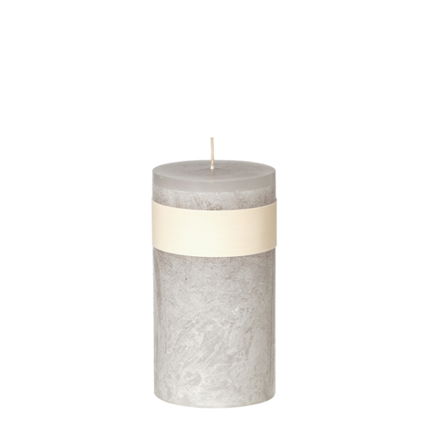 Timber&reg; Pillar Candle, Light Grey