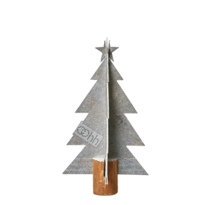 Xmas paper tree, Silver